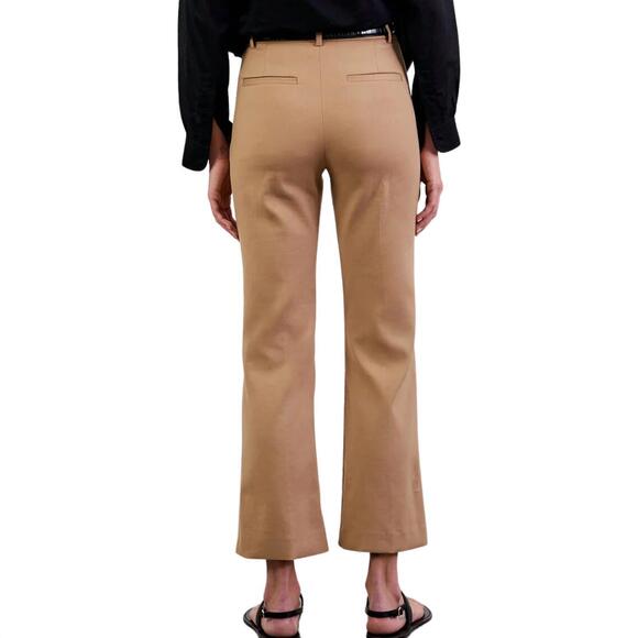 NEW NILI LOTAN cropped corette pant in camel